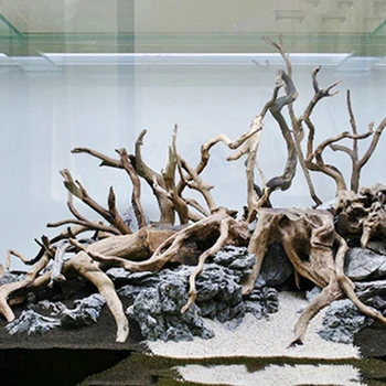 Praktinių Žuvų Bako Apdailos Driftwood Mediena, Natūralaus Medžio Akvariumas Kraštovaizdžio Kelmas Sodinti Gėlių Filialas Namų Puošyba
