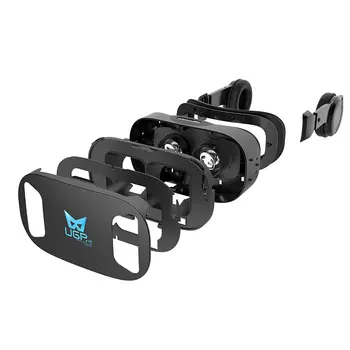 UGP U8 VR Akiniai 3D laisvų Rankų įrangos versija IMAX Virtualios Realybės Šalmas 3D Filmą, Žaidimai Su Ausinių 3D VR Akinius neprivaloma valdytojas