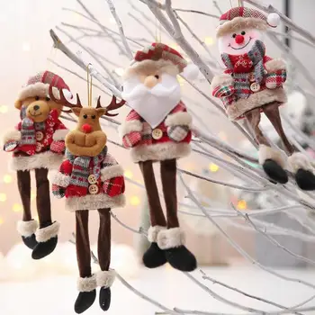 Naujųjų Metų 2021 Mielas Kalėdų Senelis/Sniego/Angelas Kalėdų Lėlės Noel Kalėdų Medžio Dekoracija Namuose Kalėdos Navidad 