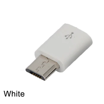 1PC C Tipo moterį, Micro USB Vyrų Adapteris Keitiklis Jungtis USB 3.1 C Tipo jungtis 19.87 mm