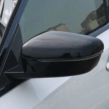 Blizgus Juodas Automobilio galinio vaizdo Veidrodis Padengti Pusę Veidrodžio Dangtelis-BMW 3 Serijos G20 G21 G28 2019 2020 2021