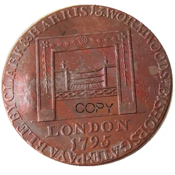 1795 M. Vašingtone Sutarkuokite Pusę Cento Vario Monetos Kopija