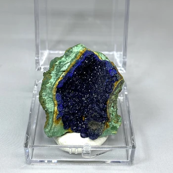 Natūralus, gražus azurite mineralinių pavyzdys krištolo Akmenys ir kristalai crystal Healing dėžutės dydis 3.4 cm