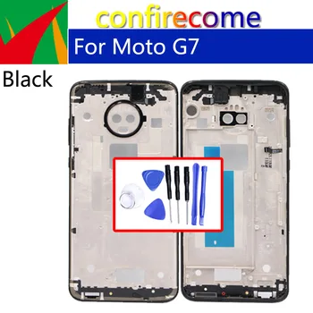 Vidurinis Rėmelis Motorola Moto G7 LCD Remti Bezel Būsto Viduryje Kadro Pakeitimo