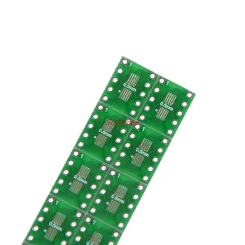 Praktinių 10vnt Umax SOP23 Į DIP10 Pinboard SMD PANIRTI Adapterio Plokštė 0,5 mm/0.95 2.54 mm mm Pin PCB Lenta Konvertuoti SOP10 MSOP10