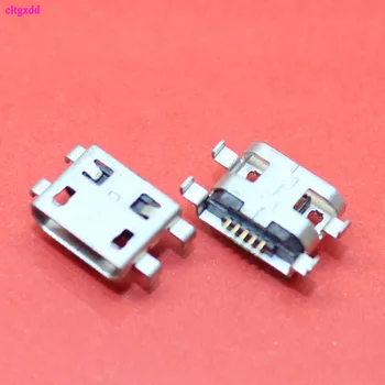 10vnt Micro USB 5Pin 0.8 Jokio Šalutinio Butas Burną Be Garbanoti Pusė Moterų Jack Mobilusis Telefonas, Mini USB Jungtis