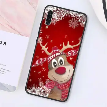 Kalėdų eglutė dovanų elnias animacinių filmų Telefono Dėklai Samsung galaxy S pastaba 10 7 8 9 20 30 31 40 50 51 70 71 21 s plus ultra