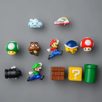 Super Mario Šaldytuvas Magnetas Žvalgybos Plėtros Žaislas Vaikams 