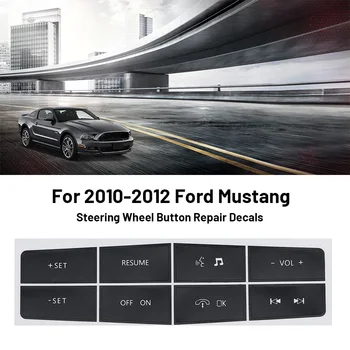 Matinis Automobilio Vairo Switch Valdymo Mygtuką Remontas Lipdukas Lipdukai Lipdukai Ford For Mustang 2010-2012 Automobilių Lipdukai