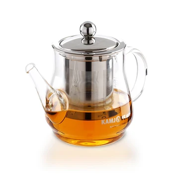 Kamjove arbatos puodelio arbatos puodą elegantiškas puodelio stiklo arbatos rinkinys, stiklo taurės ir Stiklo arbatinukas