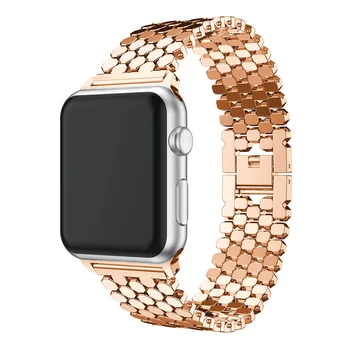Dirželis Apple Watch band 44mm 40mm iwatch 38mm 42m nerūdijančio plieno watchband Diržas Metalo apyrankė 