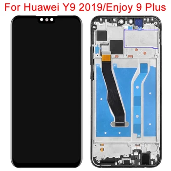Originalus LCD Huawei Y9 2019 Ekranas Su Rėmo 6.5