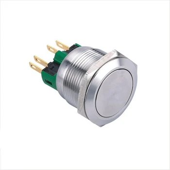 ELEWIND 22mm nerūdijančio plieno Pin terminalo Trumpalaikiais arba Latching 1NO1NC mygtukas(PM221F-11/S , PM221F-11Z/S)
