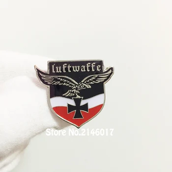 WW2 vokiečių Karinės Armijos, Imperijos Erelis Atvartas Smeigtukai ir Emblemos Minkštas Emalį su Epoksidiniais Ženklelis Metalo Luftwaffe Sovietų Sagė