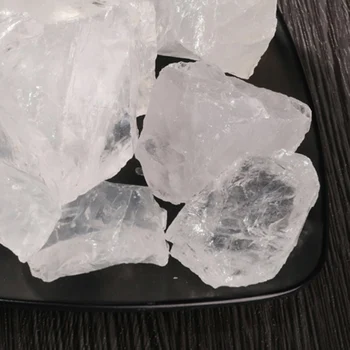 100g 3-5cm Gamtos Aišku, Kvarco White Crystal Grubus Mineralinių Pavyzdys Gydomųjų Akmenų Žuvų Tankai ir Akvariumuose Apdaila