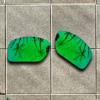 Smaragdas Žalia Poliarizuoti Akiniai nuo saulės Pakeitimo Objektyvą-Oakley Split Shot Rėmeliai UV Apsauga Gero Sporto