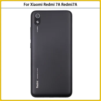 Nauja Xiaomi Redmi 7A Redmi7A Būsto Atveju, Plastiko Baterijos, Galinio Dangtelio Atveju Galinės Durys Su Fotoaparato Objektyvo Pakeitimo