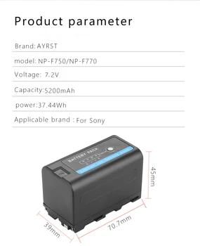 NP-F750 NP-F770 NP F750 NP F770 Mokestis ekranas Baterija Sony NP F550 NP-F960 F970 CCD-TR917 CCD-TR940 CCD-TRV101 CCD-TRV215