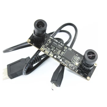 1MP OV9732 Dvigubo Objektyvo 3D Sinchroninio Cmos, Usb Kamera Modulis Su uv-C Standarto Protokolą