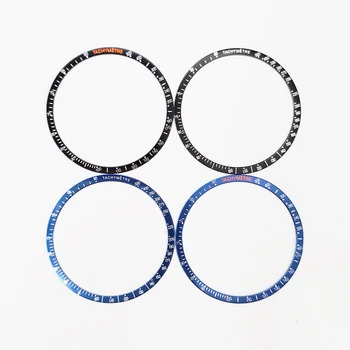 38.5 mm OM žiūrėti žiedas aliuminio bezel įterpti žiedas tinka SPEEDMASTER laikrodžiai 39mm atveju žiūrėti priedai