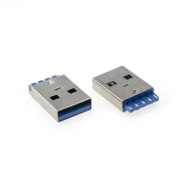 10 vnt./daug usb 3.0 male -AM 9Pin USB Jungtys, Lizdas Uodega Male Plug Sockect Elektros Terminaluose, 