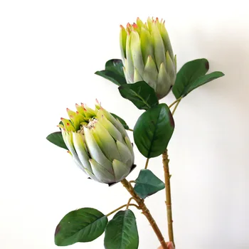 Šilko Protea Cynaroides Dirbtinis Imperatorius Gėlių, Vestuvių Buveinės Šalies Stalo Apdailos, Aukštos Kokybės Padirbtų Gėlių