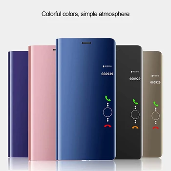 Smart Veidrodis, Telefono dėklas, Skirtas Samsung Galaxy S20 FE S10 S8 S9 Plus A50 A51 A70 A71 A42 A01 A20 A10s A30s A21s A31 S7 Krašto Dangtis