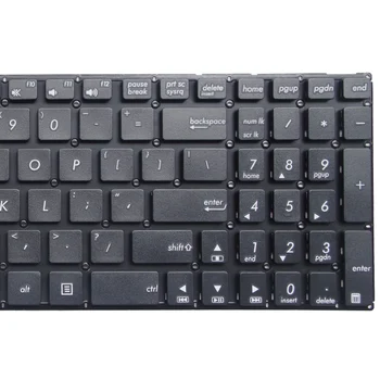 JAV Nešiojamojo kompiuterio Klaviatūros ASUS F553 F553M F553MA anglų Juoda