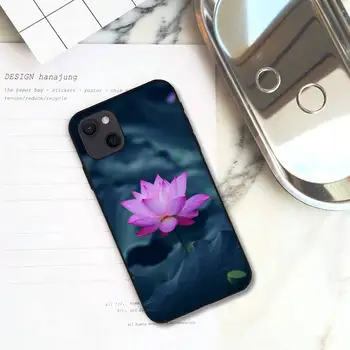 RUICHI Lotoso Gėlė, Telefono dėklas Skirtas iPhone 11 12 Mini Pro 13 XS Max X 8 7 6s Plius 5 SE XR Shell