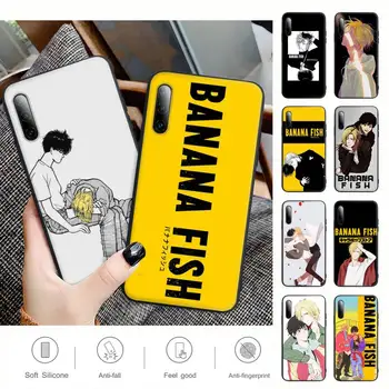 Bananų Žuvų Anime Telefoną Atveju Garbę 7A Pro 7C 10i 8A 8X 8S 8 9 10 20 Lite Silikono Padengti