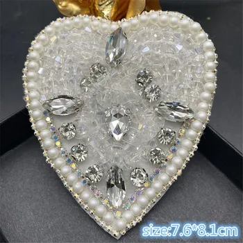 3D grynas rankų nagų pearl diamond meilės medžiaga pasta papuošalai 