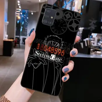 Steins Gate anime ir animacinių filmų Telefono dėklas Samsung Galaxy S21 Plus Ultra S20 FE M11 S8 S9 plus S10 5G lite 2020 m.