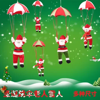 Namų Kalėdų Parašiutu Santa Claus Atrium Pakabukas Kalėdų Pakabukas su Parašiutu Kalėdų Medžio Apdaila Kalėdų Papuošalai