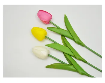 50Pcs/Set Muilo Tulpių Dirbtinių Gėlių Nekilnojamojo Touch Muilo Dirbtinės Gėlės Valentino Dienai, Dovana, Namų Dekoro Vestuves